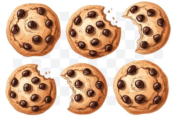 Download Chocolate Chip Cookies PNG Clipart - Premium Resources